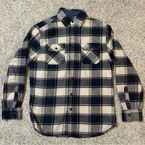 Jachs Men’s Heritage Flannel Button Up Shirt Size M Heavy Weight Lumberjack